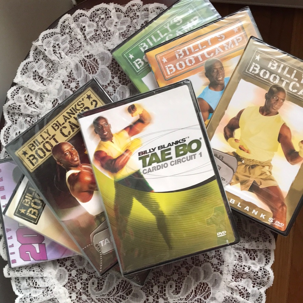 Billy Blanks Bootcamp 7 sealed Dvds New in Cases Tae Bo power Cardio Workouts